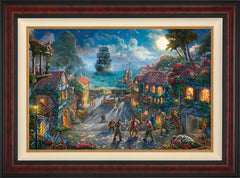 Disney Pirates of the Caribbean Wall Art by Thomas Kinkade Studios Standard Number Canvas 24" x 36" Gallery Burl