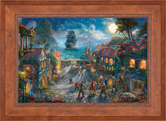 Disney Pirates of the Caribbean Wall Art by Thomas Kinkade Studios Standard Number Canvas 24" x 36" Rustic Andalucian