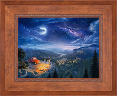Beyong the Fathest Star Wall Art by Zac Kinkade Standard Number Canvas 18" x 24" Rustic Andalucian