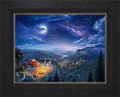 Beyong the Fathest Star Wall Art by Zac Kinkade Standard Number Canvas 18" x 24" Modern Black