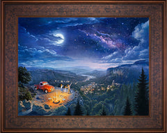 Beyong the Fathest Star Wall Art by Zac Kinkade Standard Number Canvas 18" x 24" Gallery Bronze