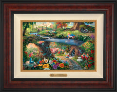 Disney Alice in Wonderland Wall Art by Thomas Kinkade Studios Estate Edition Canvas 12" x 18" Gallery Burl