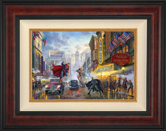 Batman™, Superman™, and Wonder Woman™: The Trinity I Wall Art by Thomas Kinkade Studios Standard Number Canvas 12" x 18" Gallery Burl
