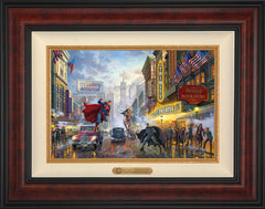 Batman™, Superman™, and Wonder Woman™: The Trinity I Wall Art by Thomas Kinkade Studios Estate Edition Canvas 12" x 18" Gallery Burl