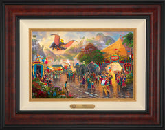 Disney Dumbo Wall Art by Thomas Kinkade Studios Estate Edition Canvas 12" x 18" Gallery Burl