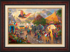 Disney Dumbo Wall Art by Thomas Kinkade Studios Standard Number Canvas 24" x 36" Gallery Burl