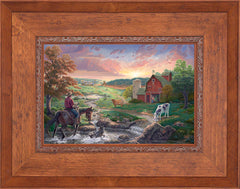 Deep in the Heart Wall Art by Zac Kinkade Standard Number Canvas 12" x 18" Rustic Andalucian