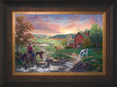 Deep in the Heart Wall Art by Zac Kinkade Standard Number Canvas 12" x 18" Estate Bronze