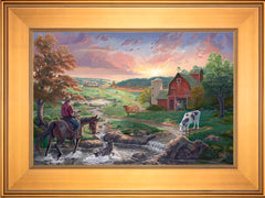 Deep in the Heart Wall Art by Zac Kinkade Standard Number Canvas 12" x 18" Gallery Gold