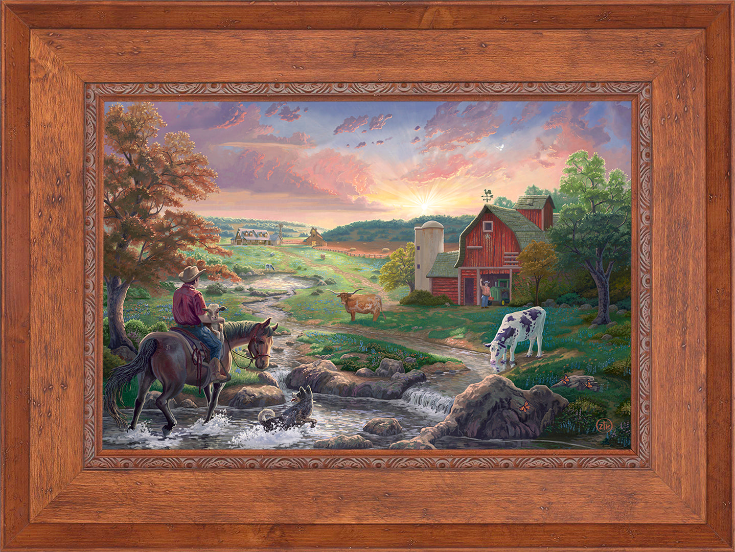 Deep in the Heart Wall Art by Zac Kinkade Standard Number Canvas 18