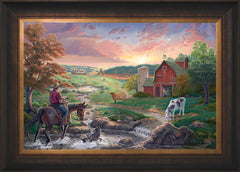 Deep in the Heart Wall Art by Zac Kinkade Standard Number Canvas 18" x 27" Estate Bronze