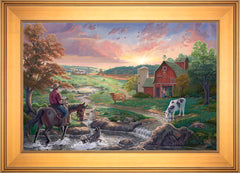 Deep in the Heart Wall Art by Zac Kinkade Standard Number Canvas 18" x 27" Gallery Gold