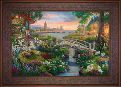Disney 101 Dalmatians Wall Art by Thomas Kinkade Studios Standard Number Canvas 18" x 27" Gallery Bronze