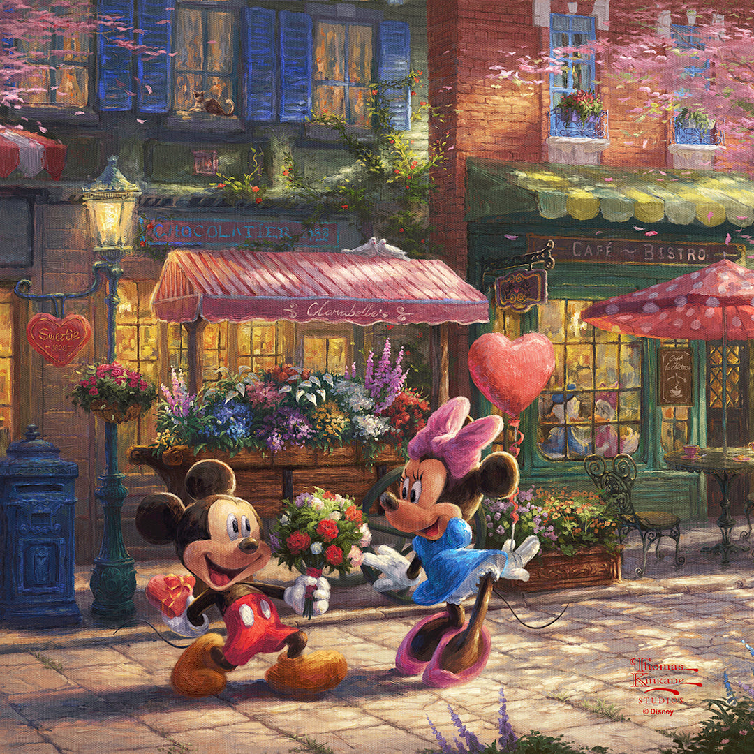 Disney Mickey and Minnie - Sweetheart Café Wall Art by Thomas