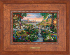 Disney 101 Dalmatians Wall Art by Thomas Kinkade Studios Estate Edition Canvas 12" x 18" Rustic Andalucian