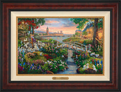 Disney 101 Dalmatians Wall Art by Thomas Kinkade Studios Estate Edition Canvas 18" x 27" Gallery Burl