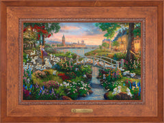 Disney 101 Dalmatians Wall Art by Thomas Kinkade Studios Estate Edition Canvas 18" x 27" Rustic Andalucian