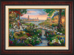 Disney 101 Dalmatians Wall Art by Thomas Kinkade Studios Standard Number Canvas 24" x 36" Gallery Burl