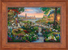 Disney 101 Dalmatians Wall Art by Thomas Kinkade Studios Standard Number Canvas 24" x 36" Rustic Andalucian