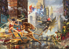 The Women of DC Wall Art by Thomas Kinkade Studios Canvas Gallery Wrap 10" x 14" Unframed