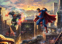 Superman™ - Man of Steel Wall Art by Thomas Kinkade Studios Canvas Gallery Wrap 10" x 14" Unframed