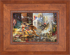 The Women of DC Wall Art by Thomas Kinkade Studios Standard Number Canvas 12" x 18" Rustic Andalucian