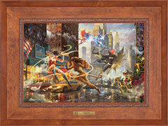 The Women of DC Wall Art by Thomas Kinkade Studios Estate Edition Canvas 18" x 27" Rustic Andalucian
