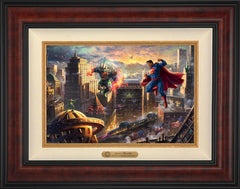 Superman™ - Man of Steel Wall Art by Thomas Kinkade Studios Estate Edition Canvas 12" x 18" Gallery Burl