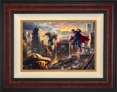 Superman™ - Man of Steel Wall Art by Thomas Kinkade Studios Standard Number Canvas 12" x 18" Gallery Burl