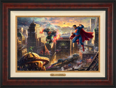 Superman™ - Man of Steel Wall Art by Thomas Kinkade Studios Estate Edition Canvas 18" x 27" Gallery Burl