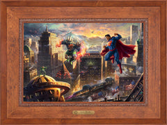 Superman™ - Man of Steel Wall Art by Thomas Kinkade Studios Estate Edition Canvas 18" x 27" Rustic Andalucian