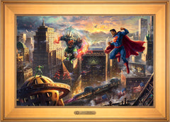 Superman™ - Man of Steel Wall Art by Thomas Kinkade Studios Estate Edition Canvas 18" x 27" Gallery Gold