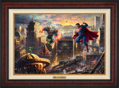 Superman™ - Man of Steel Wall Art by Thomas Kinkade Studios Estate Edition Canvas 24" x 36" Gallery Burl