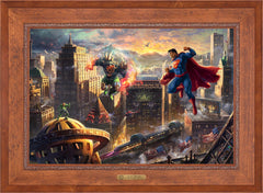 Superman™ - Man of Steel Wall Art by Thomas Kinkade Studios Estate Edition Canvas 24" x 36" Rustic Andalucian