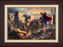 Superman™ - Man of Steel Wall Art by Thomas Kinkade Studios Standard Number Canvas 24" x 36" Gallery Burl