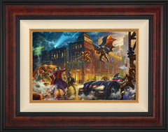 The Dark Knight™ Saves Gotham City™ Wall Art by Thomas Kinkade Studios Standard Number Canvas 12" x 18" Gallery Burl
