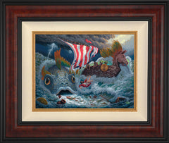 Jonah Wall Art by Zac Kinkade Standard Number Canvas 12" x 16" Gallery Burl