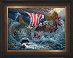 Jonah Wall Art by Zac Kinkade Standard Number Canvas 18" x 24" Estate Bronze