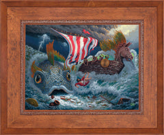 Jonah Wall Art by Zac Kinkade Standard Number Canvas 18" x 24" Rustic Andalucian