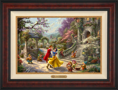 Disney Snow White Dancing in the Sunlight Wall Art by Thomas Kinkade Studios Estate Edition Canvas 18" x 27" Gallery Burl