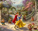Disney Snow White Dancing in the Sunlight Wall Art by Thomas Kinkade Studios Canvas Gallery Wrap 8" x 10" Unframed