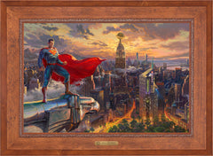 Superman™ - Protector of Metropolis Wall Art by Thomas Kinkade Studios Estate Edition Canvas 24" x 36" Rustic Andalucian
