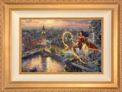 Wonder Woman™ - Lasso of Truth Wall Art by Thomas Kinkade Studios Standard Number Canvas 12" x 18" Antique Gold