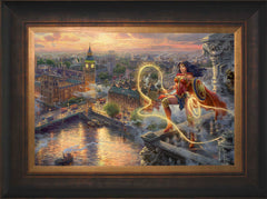 Wonder Woman™ - Lasso of Truth Wall Art by Thomas Kinkade Studios Standard Number Canvas 12" x 18" Estate Bronze