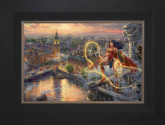 Wonder Woman™ - Lasso of Truth Wall Art by Thomas Kinkade Studios Standard Number Canvas 12" x 18" Modern Black