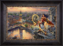 Wonder Woman™ - Lasso of Truth Wall Art by Thomas Kinkade Studios Standard Number Canvas 12" x 18" Cabernet