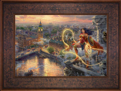 Wonder Woman™ - Lasso of Truth Wall Art by Thomas Kinkade Studios Standard Number Canvas 12" x 18" Gallery Bronze