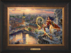 Wonder Woman™ - Lasso of Truth Wall Art by Thomas Kinkade Studios Estate Edition Canvas 12" x 18" Estate Bronze