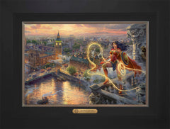 Wonder Woman™ - Lasso of Truth Wall Art by Thomas Kinkade Studios Estate Edition Canvas 12" x 18" Modern Black