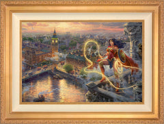 Wonder Woman™ - Lasso of Truth Wall Art by Thomas Kinkade Studios Standard Number Canvas 18" x 27" Antique Gold